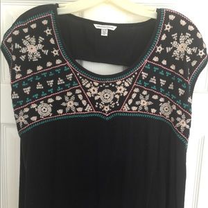 Boho top with back cut out